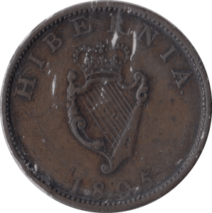 1805 IRELAND HALFPENNY - WORLD COINS - Cambridgeshire Coins
