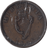 1805 IRELAND HALFPENNY - WORLD COINS - Cambridgeshire Coins