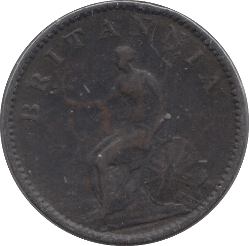 1806 FARTHING ( FINE ) - Farthing - Cambridgeshire Coins