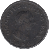 1806 FARTHING ( FINE ) - Farthing - Cambridgeshire Coins