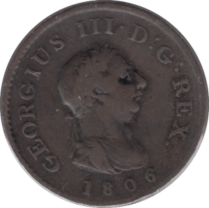 1806 FARTHING ( GF ) 1 - Farthing - Cambridgeshire Coins