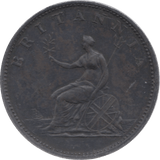 1806 HALFPENNY 3 ( GVF ) - Halfpenny - Cambridgeshire Coins