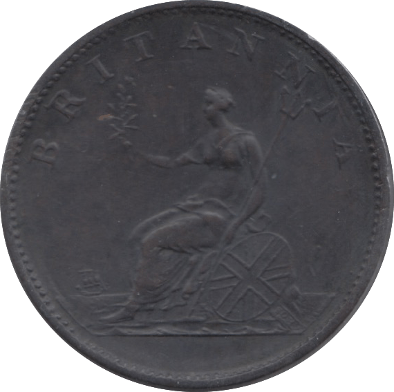 1806 HALFPENNY ( EF ) 3 - Halfpenny - Cambridgeshire Coins