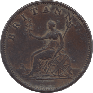 1806 HALFPENNY ( VF ) 3 - Halfpenny - Cambridgeshire Coins
