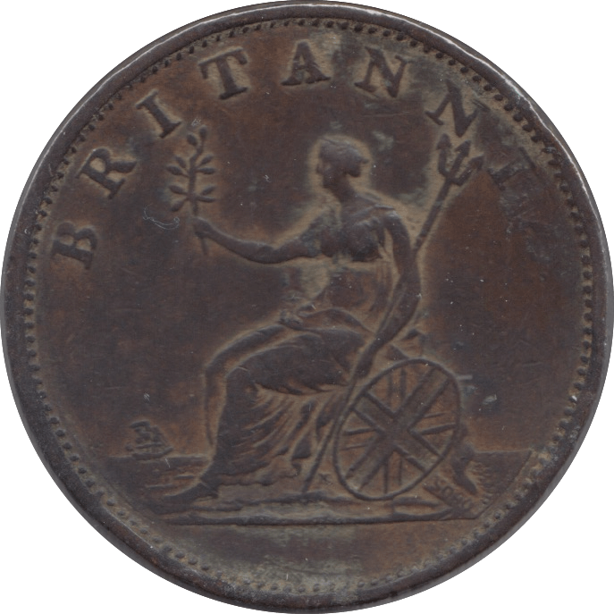 1806 HALFPENNY ( VF ) 3 - Halfpenny - Cambridgeshire Coins