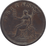 1806 HALFPENNY ( VF ) 3 - Halfpenny - Cambridgeshire Coins