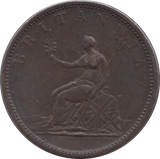 1806 HALFPENNY ( VF ) - Halfpenny - Cambridgeshire Coins