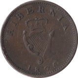 1806 IRISH FARTHING - WORLD COINS - Cambridgeshire Coins