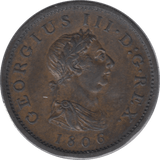 1806 PENNY ( AUNC ) 2 - Penny - Cambridgeshire Coins