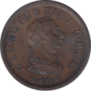 1806 PENNY ( EF ) - Penny - Cambridgeshire Coins