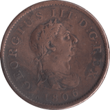 1806 PENNY ( FAIR ) - Penny - Cambridgeshire Coins
