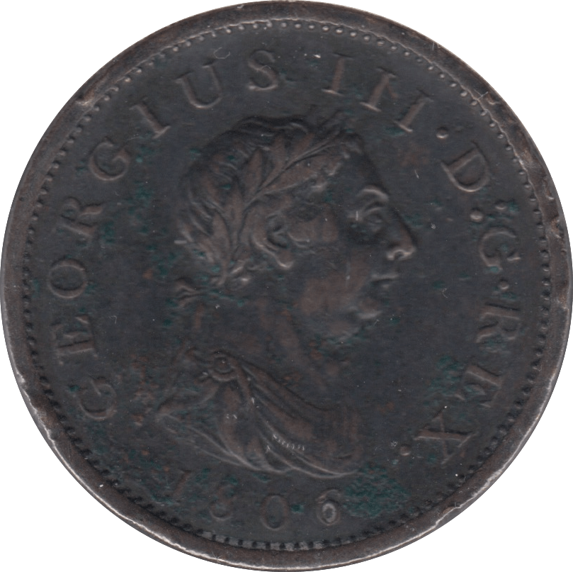 1806 PENNY ( FINE ) 8 - Penny - Cambridgeshire Coins