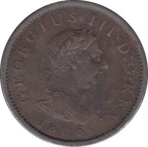 1806 PENNY ( GF ) 2 - Penny - Cambridgeshire Coins