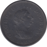 1806 PENNY ( GF ) - Penny - Cambridgeshire Coins