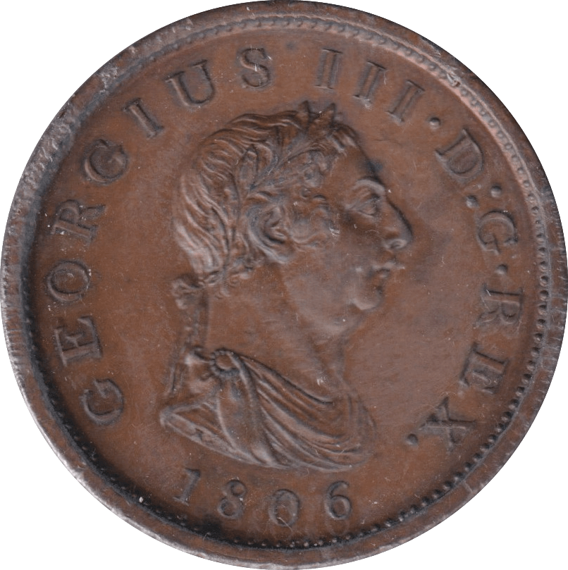 1806 PENNY ( UNC ) - Penny - Cambridgeshire Coins