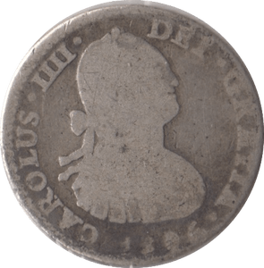 1806 SILVER ONE REAL SPAIN - SILVER WORLD COINS - Cambridgeshire Coins