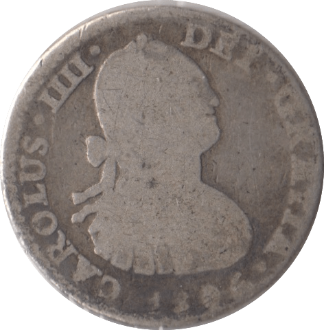 1806 SILVER ONE REAL SPAIN - SILVER WORLD COINS - Cambridgeshire Coins