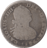 1806 SILVER ONE REAL SPAIN - SILVER WORLD COINS - Cambridgeshire Coins