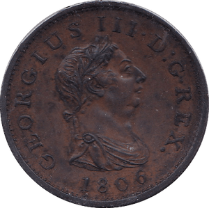 1806 PENNY ( AUNC )