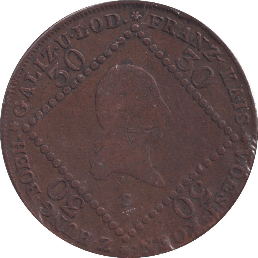 1807 30 KREUZER AUSTRIA - WORLD COINS - Cambridgeshire Coins