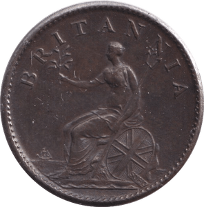 1807 FARTHING ( AUNC ) - Farthing - Cambridgeshire Coins