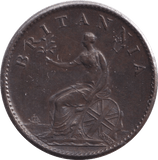 1807 FARTHING ( AUNC ) - Farthing - Cambridgeshire Coins