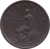 1807 FARTHING ( EF ) - Farthing - Cambridgeshire Coins