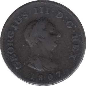 1807 FARTHING ( FINE ) 1 - Farthing - Cambridgeshire Coins