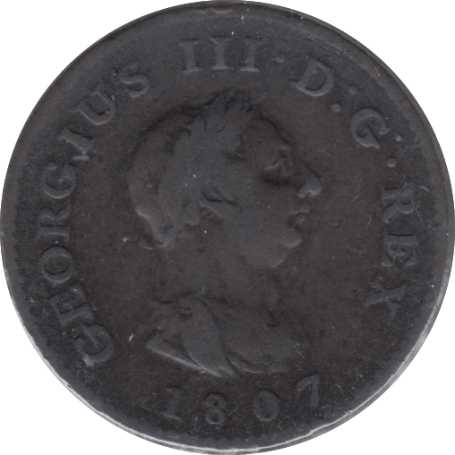 1807 FARTHING ( FINE ) 1 - Farthing - Cambridgeshire Coins