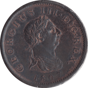 1807 PENNY ( EF ) - Penny - Cambridgeshire Coins