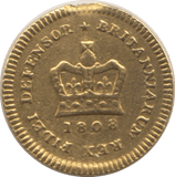 1808 GOLD THIRD GUINEA ( VF ) - Guineas - Cambridgeshire Coins