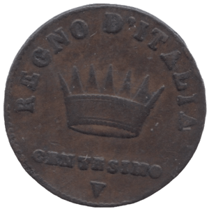 1808 ITALY/FRANCE NAPOLEON CENTESIMO - WORLD COINS - Cambridgeshire Coins