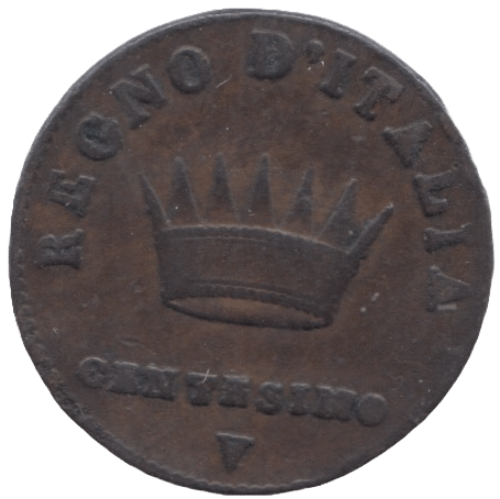 1808 ITALY/FRANCE NAPOLEON CENTESIMO - WORLD COINS - Cambridgeshire Coins