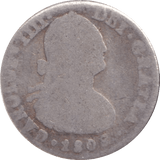 1808 ONE REAL MEXICO - WORLD COINS - Cambridgeshire Coins