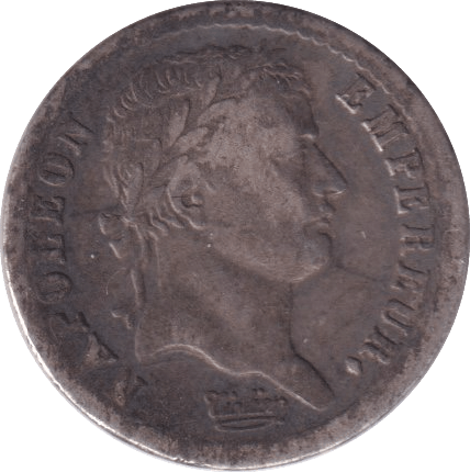 1808 SILVER 1/2 FRANCE - SILVER WORLD COINS - Cambridgeshire Coins