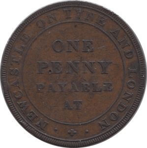 1811 BEWICKE MAIN COLLIERY PENNY TOKEN - Token - Cambridgeshire Coins