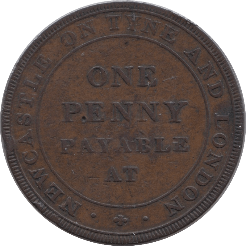 1811 BEWICKE MAIN COLLIERY PENNY TOKEN - Token - Cambridgeshire Coins