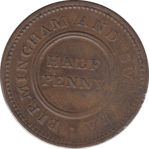 1811 BIRMINGHAM COPPER PENNY TOKEN - Token - Cambridgeshire Coins