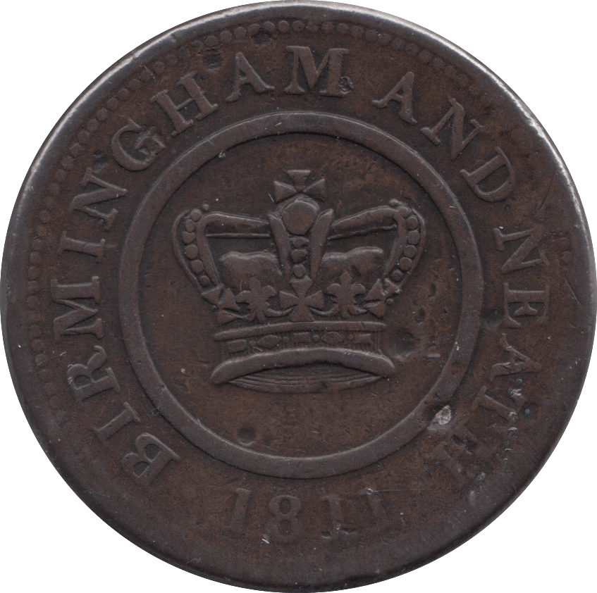 Jeton 1/2 Penny Birmingham Mining And Copper Co. 1792 – Cuivre – XVIIIe