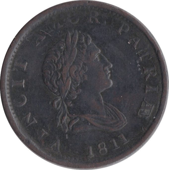 1811 COPPER HALFPENNY TOKEN - HALFPENNY TOKEN - Cambridgeshire Coins