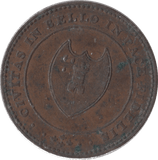 1811 HALFPENNY TOKEN WORCESTER - HALFPENNY TOKEN - Cambridgeshire Coins