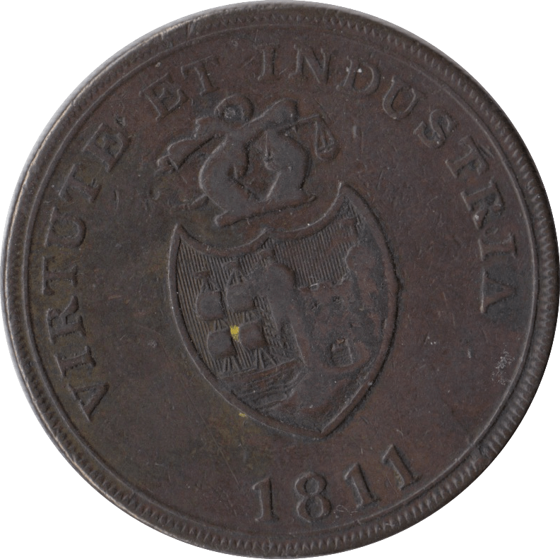 1811 PENNY B B AND COPPER CO. TOKEN PENNY TOKEN Cambridgeshire Coins ...