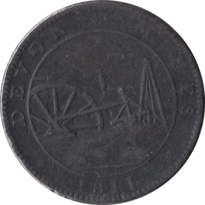 1811 PENNY TOKEN DEVON - HALFPENNY TOKEN - Cambridgeshire Coins