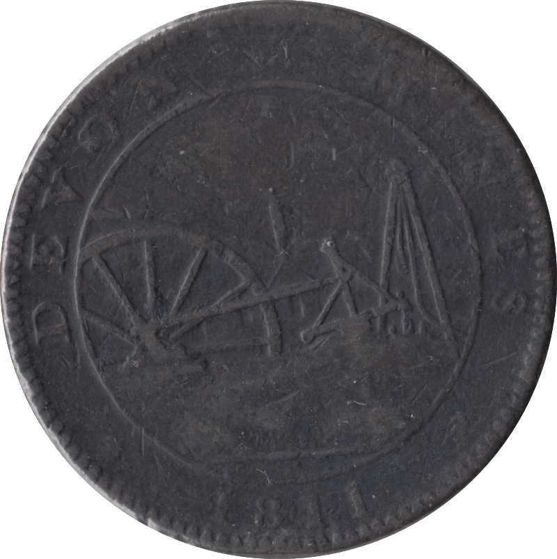 1811 PENNY TOKEN DEVON - HALFPENNY TOKEN - Cambridgeshire Coins