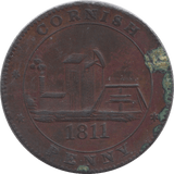 1811 SCORRIER HOUSE CORNISH PENNY TOKEN - PENNY TOKEN - Cambridgeshire Coins