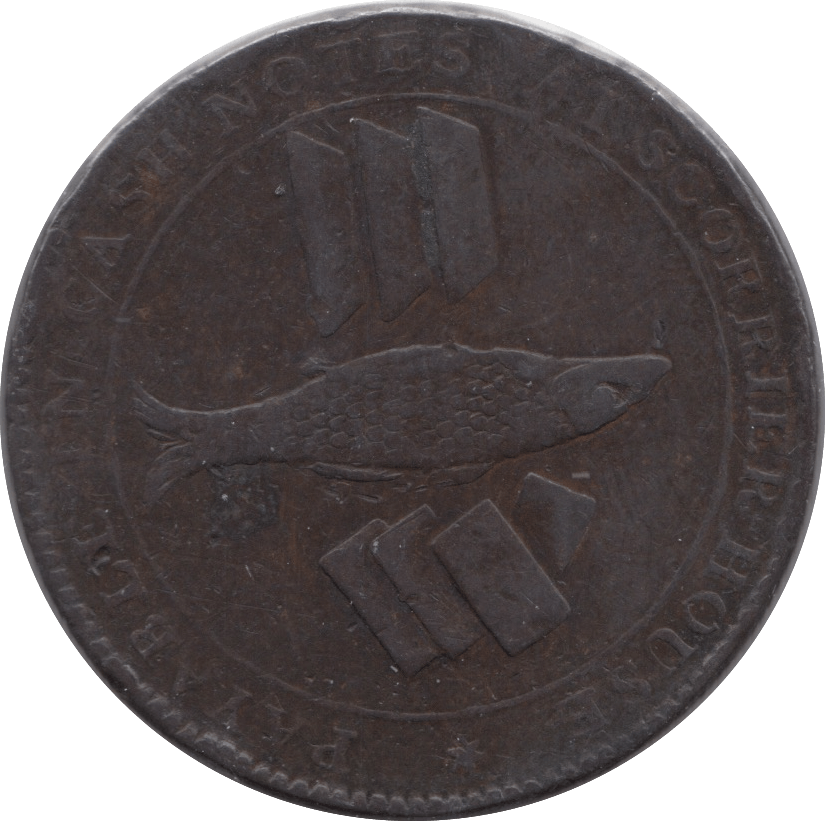 1811 SCORRIER HOUSE CORNISH PENNY TOKEN - Token - Cambridgeshire Coins