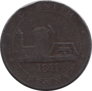 1811 SCORRIER HOUSE CORNISH PENNY TOKEN - Token - Cambridgeshire Coins