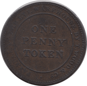 1811 T. WOOD COMPANY PENNY TOKEN - Token - Cambridgeshire Coins