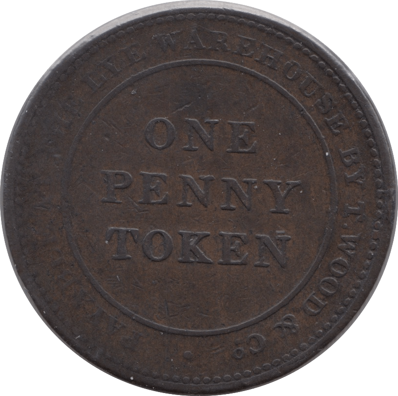 1811 T. WOOD COMPANY PENNY TOKEN - Token - Cambridgeshire Coins