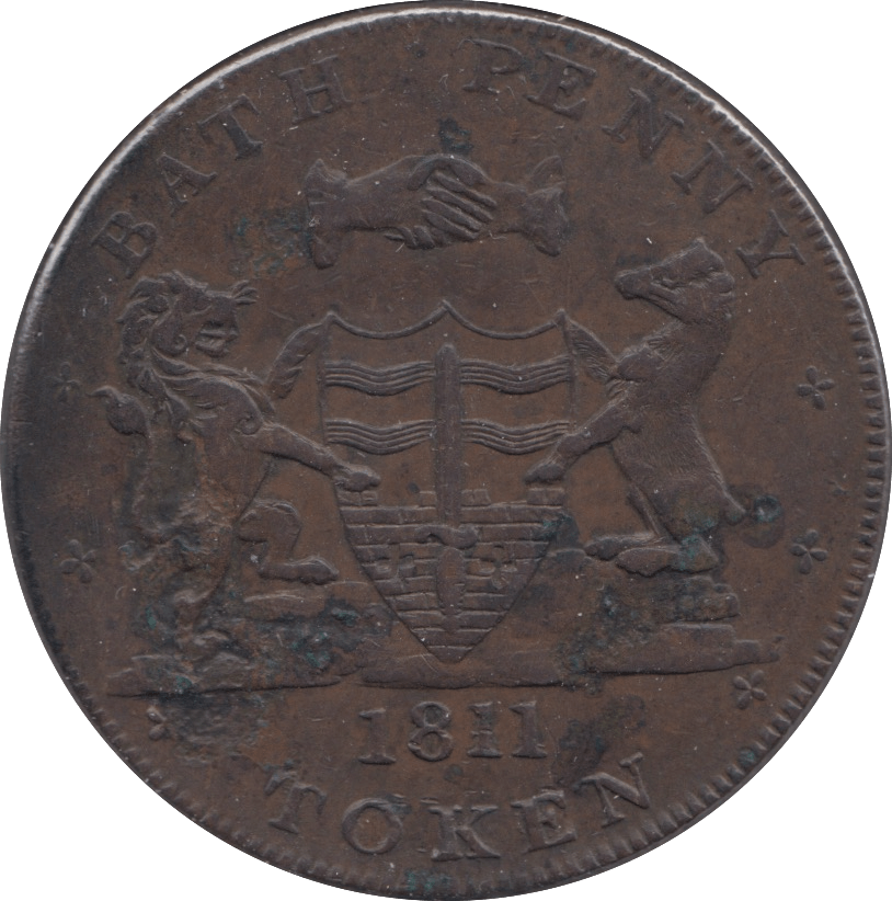 1811 TOKEN BATH PENNY - Token - Cambridgeshire Coins
